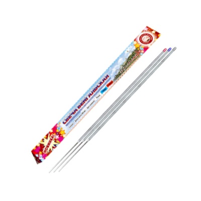 Триколор 300 мм. Бенгальские огни цветные купить в Хабезе | habez.salutsklad.ru