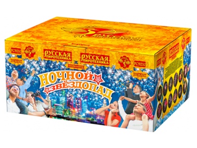 Ночной звездопад Комбинированный Фейерверк купить в Хабезе | habez.salutsklad.ru