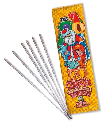 170 мм. Экстра Бенгальские огни купить в Хабезе | habez.salutsklad.ru